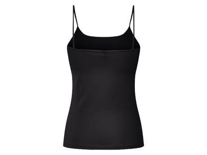 Women's top with spaghetti straps (Black)