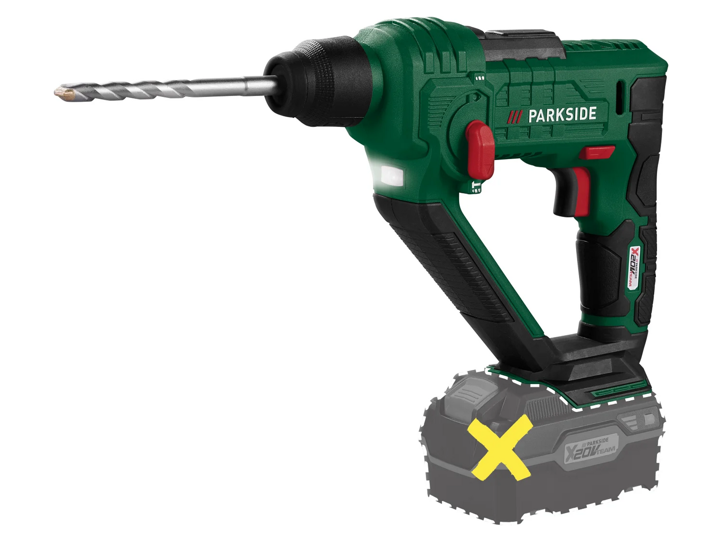 PABH 20-Li D4 Cordless Hammer Drill, 20 V