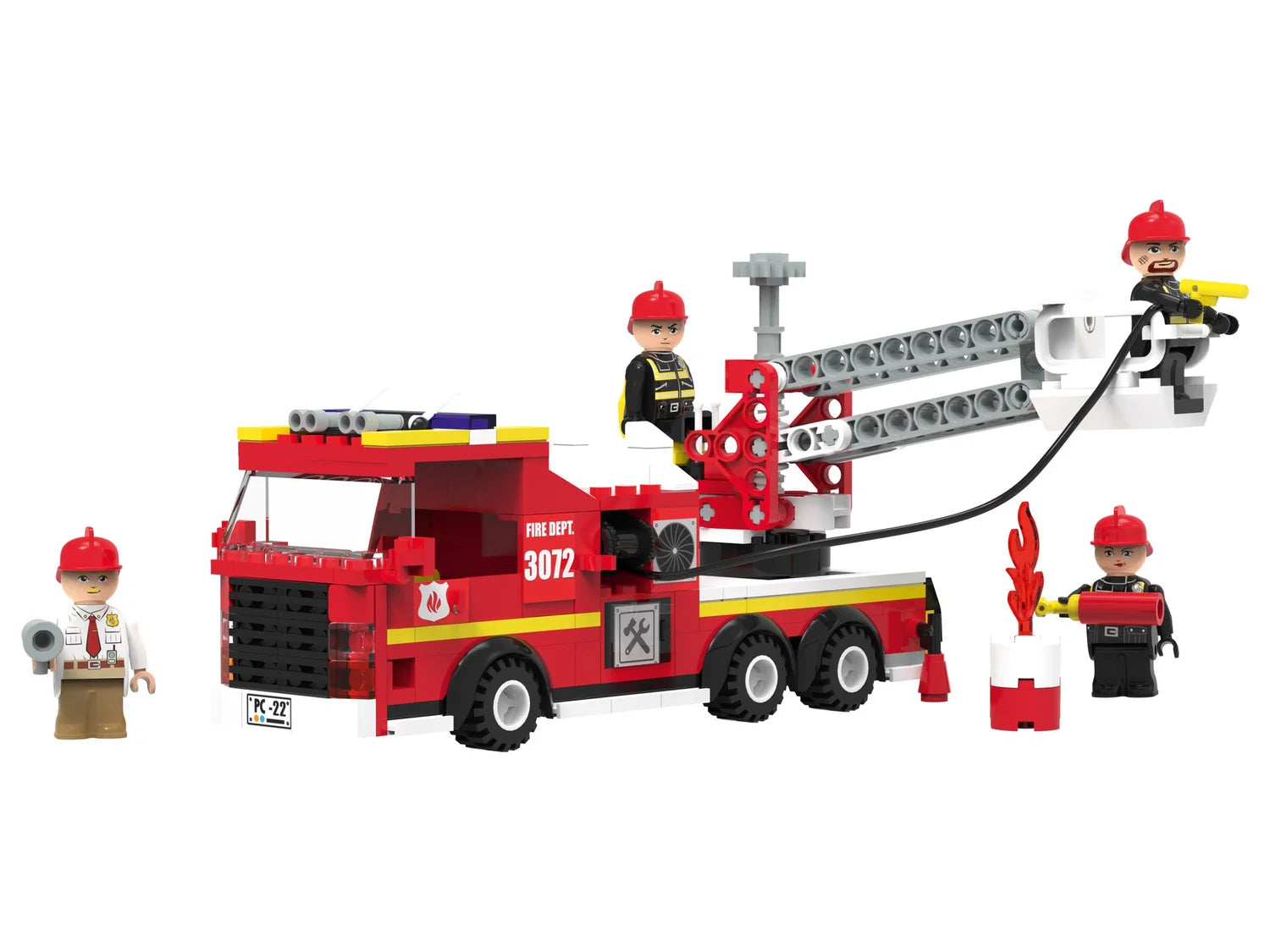 Clippys Brick (Fire truck with ladder)