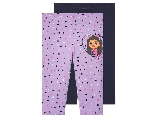 Girls' Capri Leggings, 2 Pieces