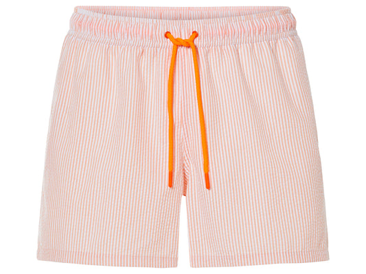 LIVERGY® Men's Swimwear (Orange/White)