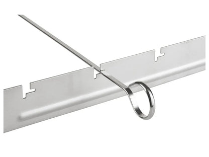 Stainless steel grill skewer set