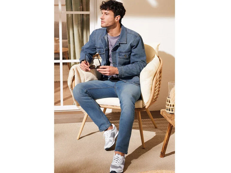 LIVERGY® Men's denim jacket