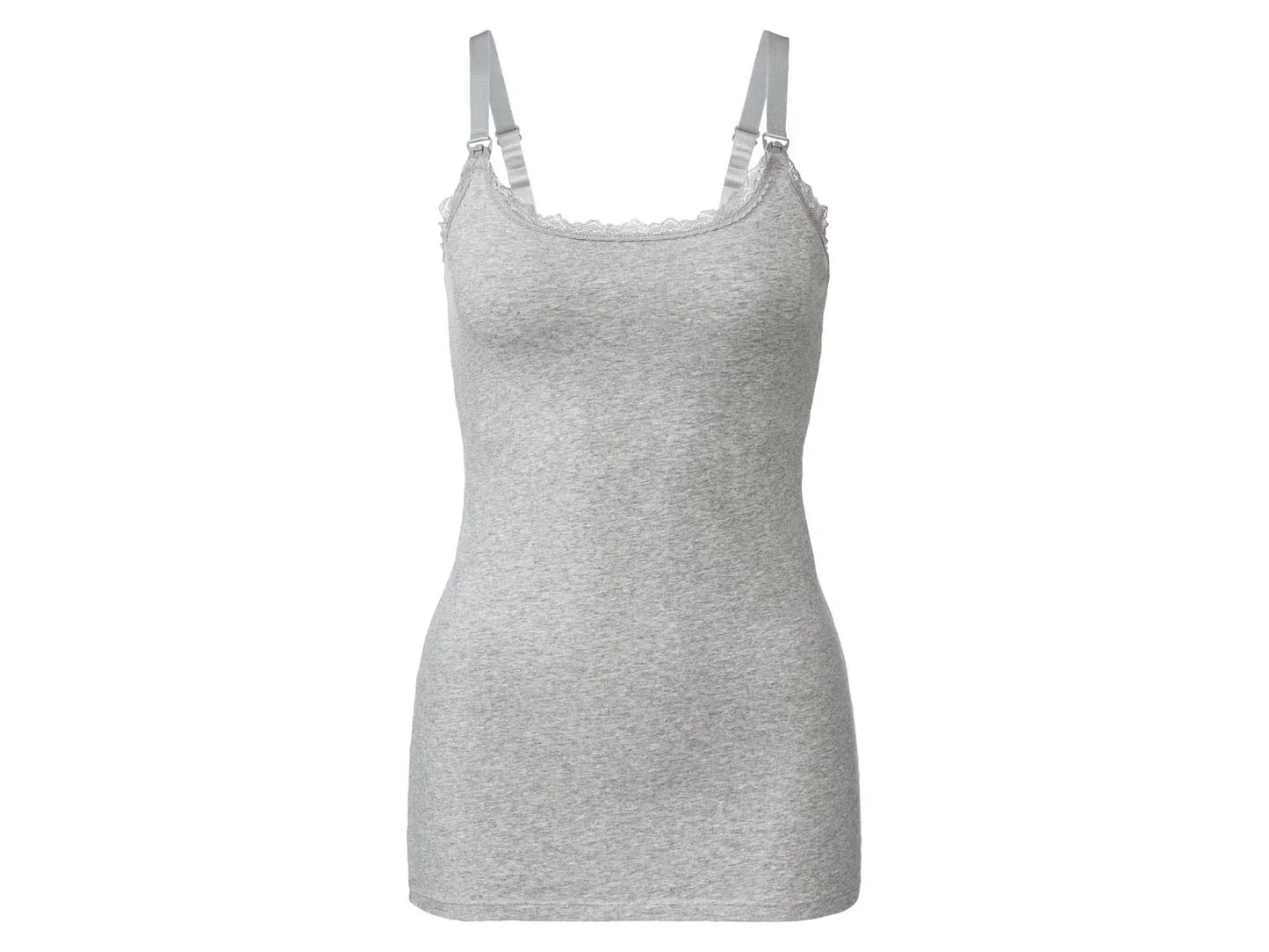 Women's cotton breastfeeding top, 2 pieces