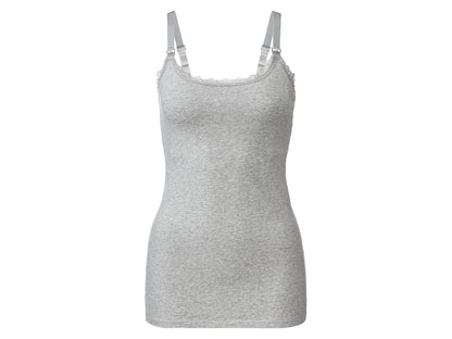 Women's cotton breastfeeding top, 2 pieces