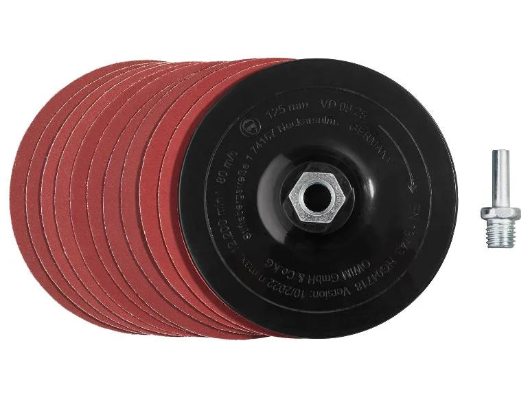 Accessories for angle grinders (hook-and-loop disc)