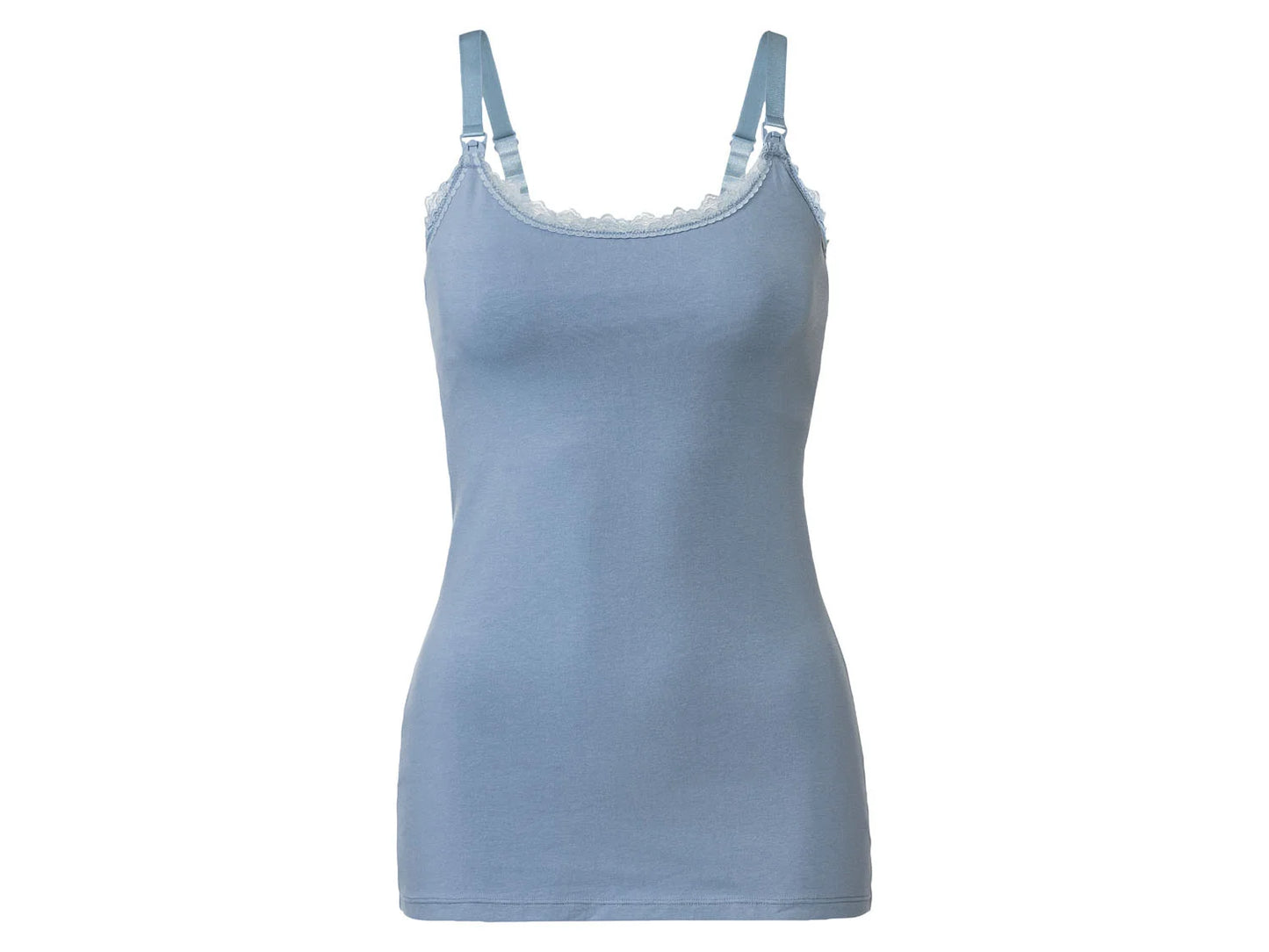 Women's cotton breastfeeding top, 2 pieces