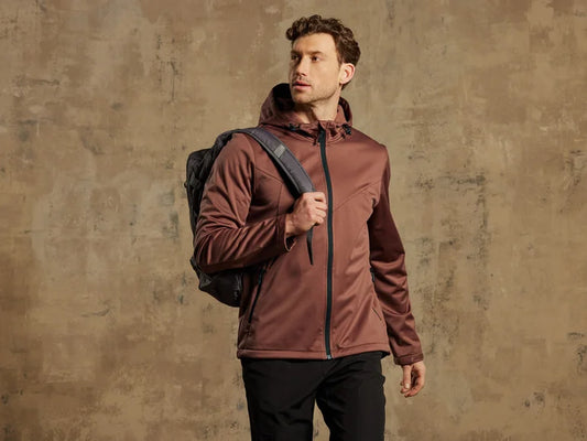 Men's softshell jacket, windproof and breathable