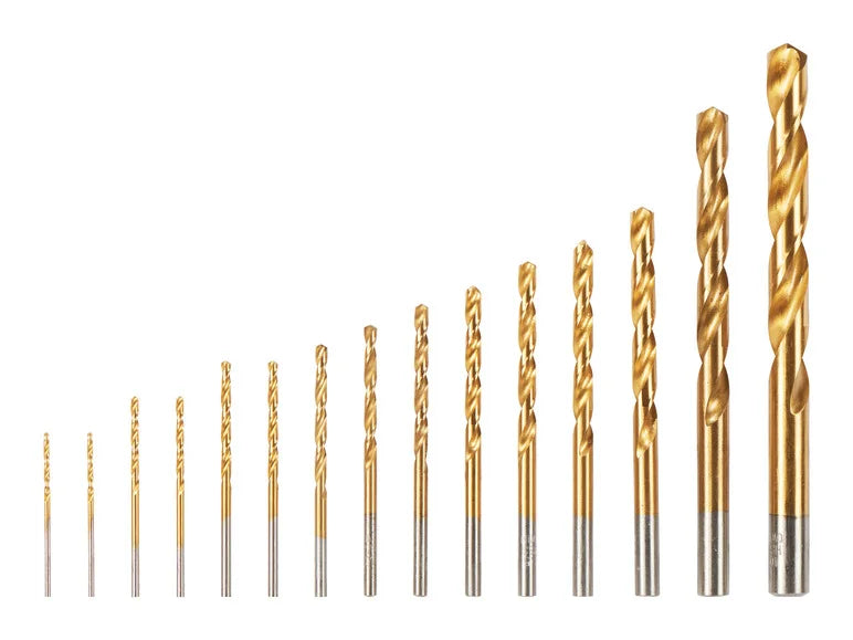 HSS drill bits, 15 pieces