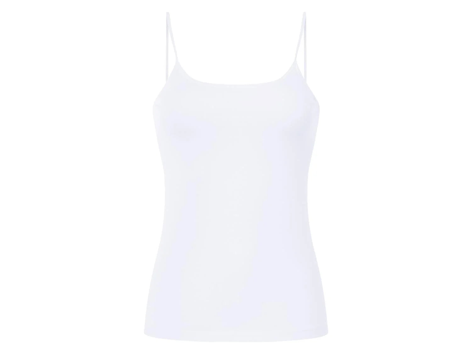Women's top with spaghetti straps (White)