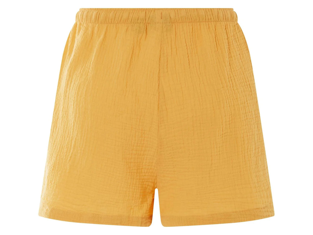 ESMARA® Women's Muslin Shorts (Yellow)
