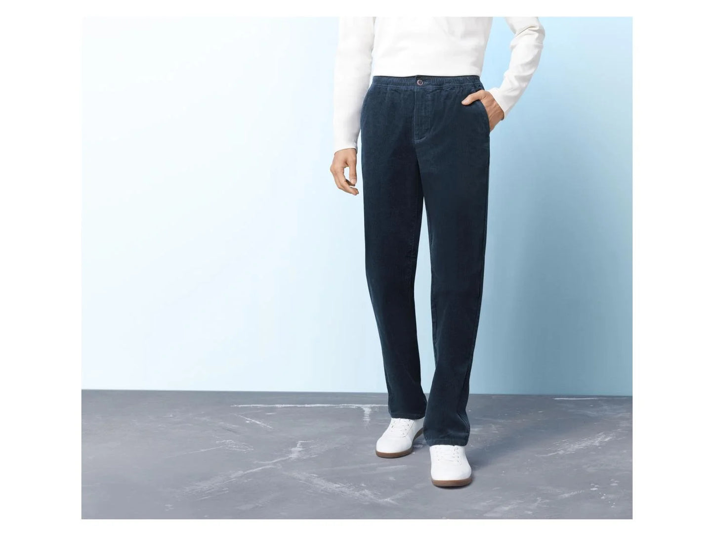 LIVERGY® Men's velvet trousers (Straight Fit)