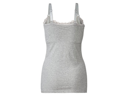 Women's cotton breastfeeding top, 2 pieces