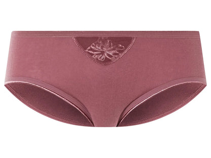 Women's briefs, 3 pieces, in cuddly fine rib quality