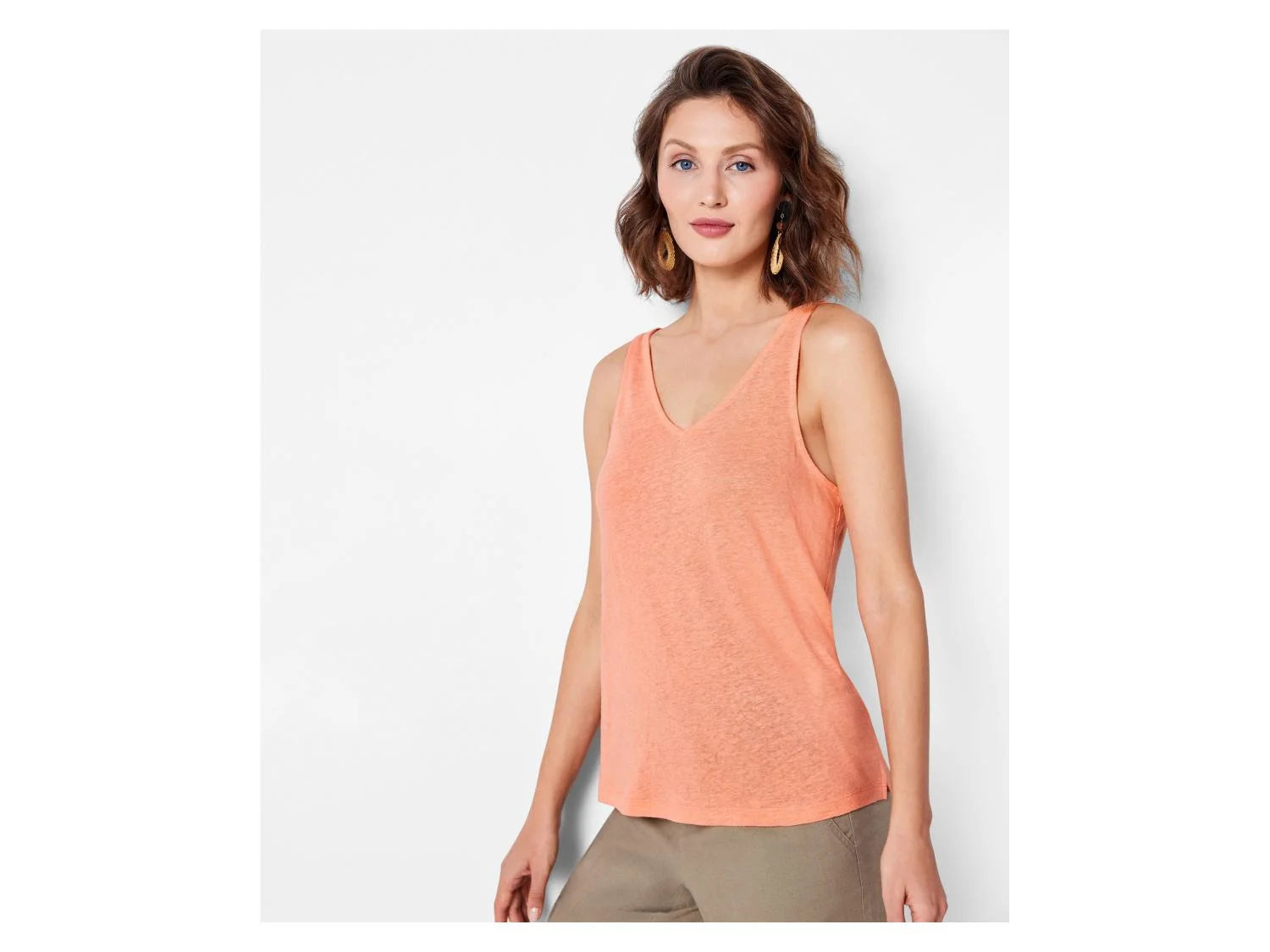 Women's Linen Tank Top