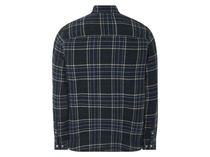 Men's Checkered Shirt (Black/Blue)