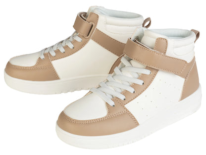 Girls' sneakers (White/Beige)
