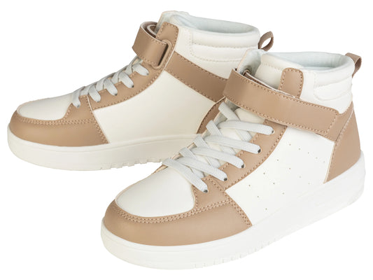 Girls' sneakers (White/Beige)