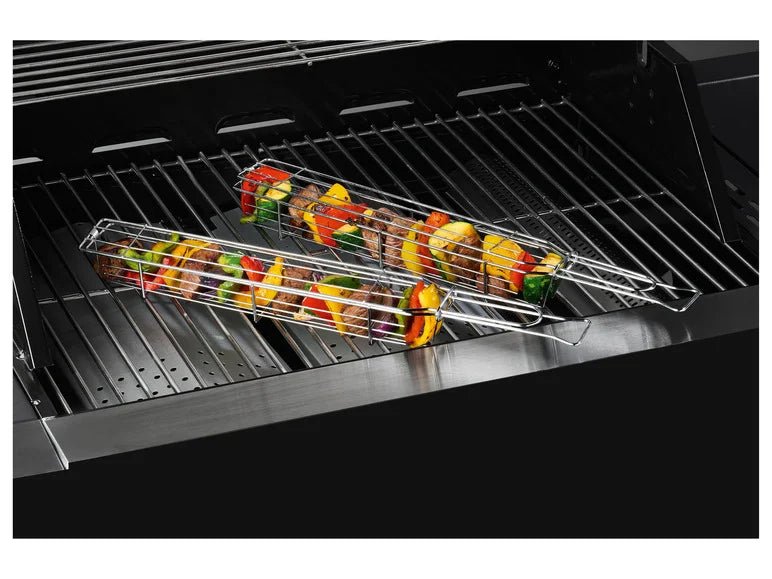 Grill food rack, 2 pieces