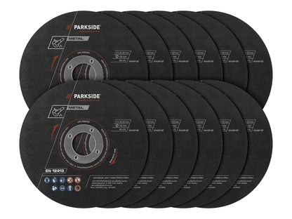 PARKSIDE PERFORMANCE® Metal Cut-off discs, set of 12, Ø 125 mm