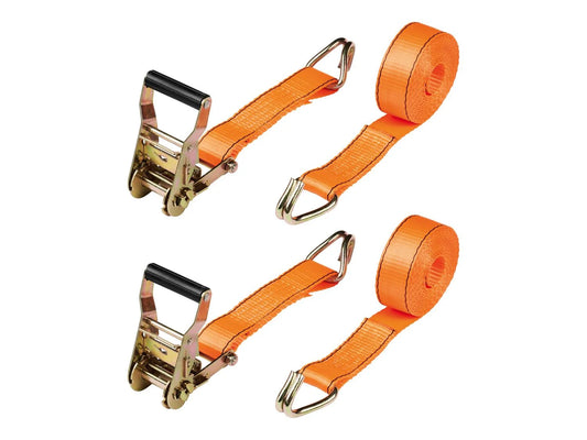 ULTIMATE SPEED® Ratchet straps (Lashing ratchet straps, 2 pieces)