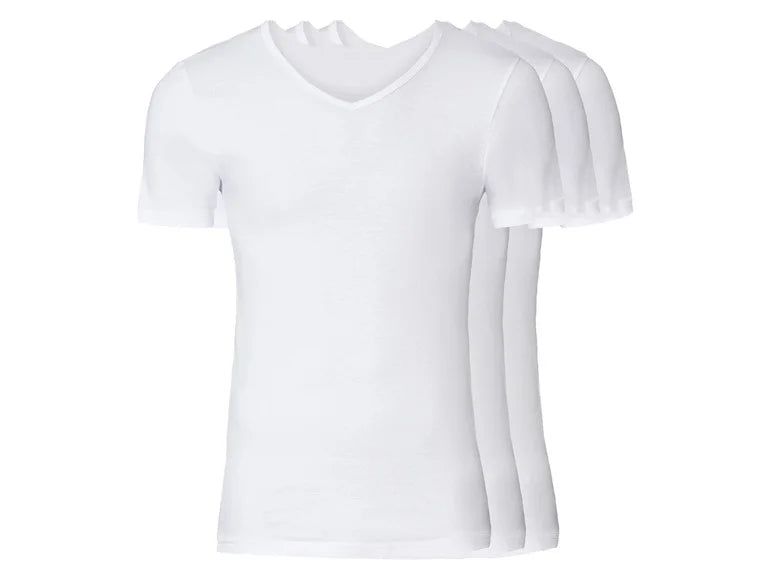 Men's undershirt, 3 pieces (V-Neck)
