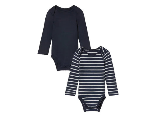 Boys' bodysuits for babies, 2 pieces