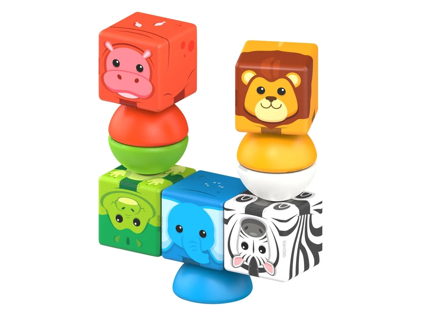 Magnet set »Magicube Blocks - Safari«
