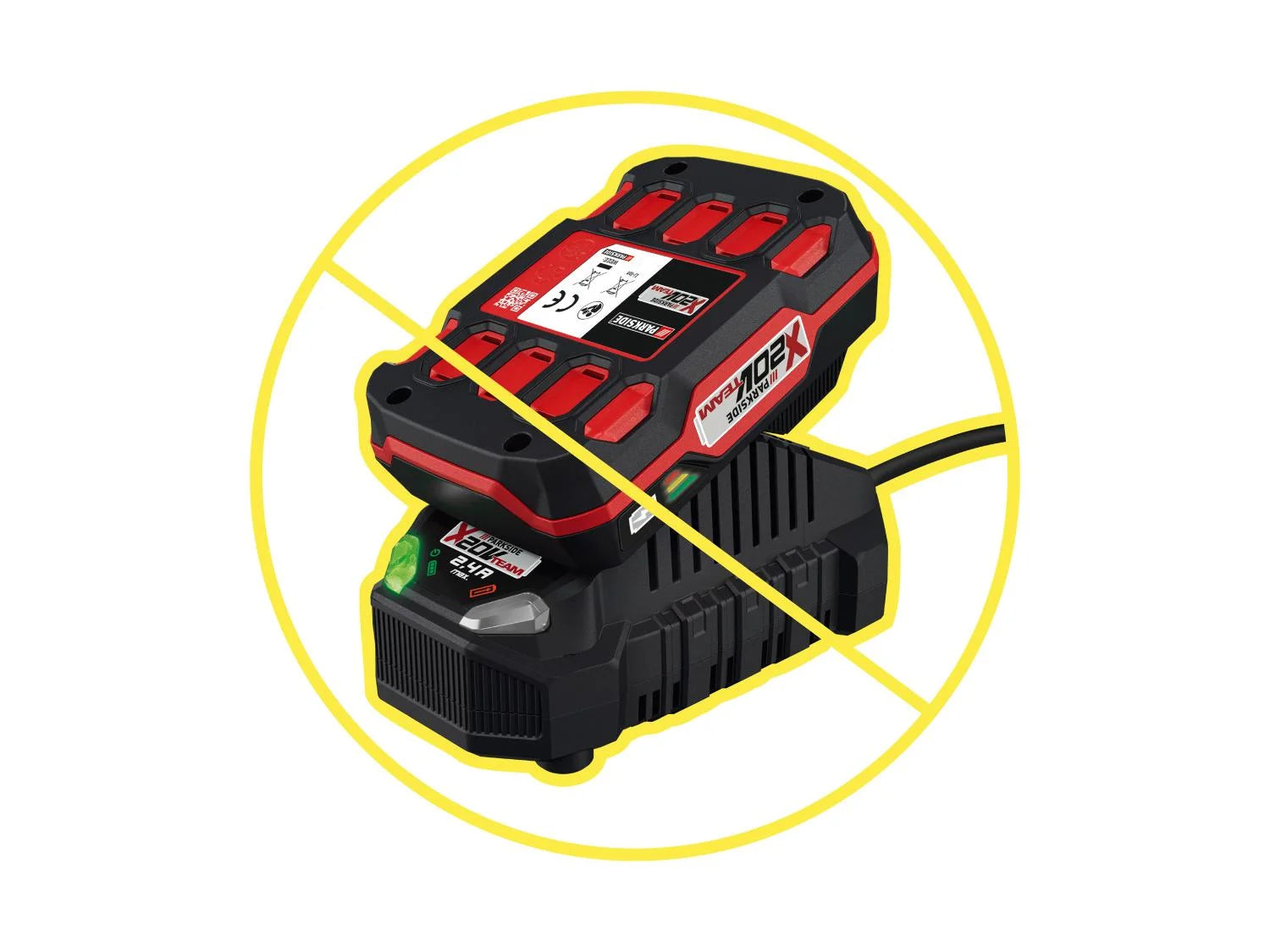 PARKSIDE® PLSA20 20V Cordless LED Flood Light