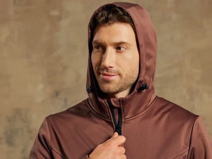 Men's softshell jacket, windproof and breathable