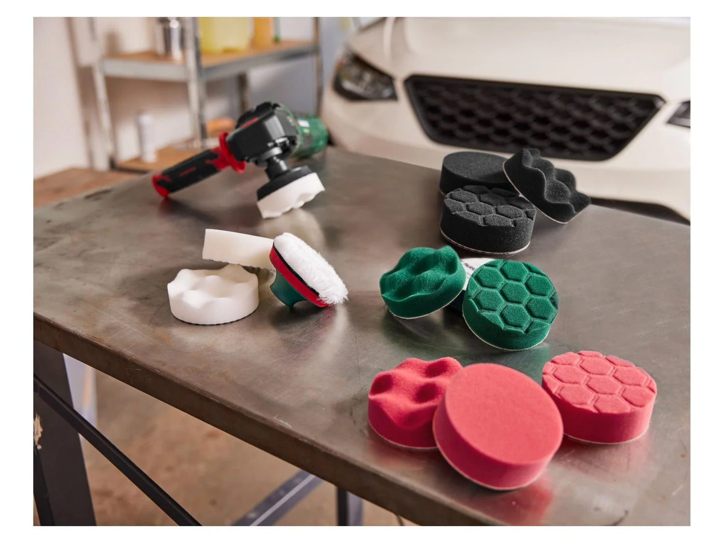 Polishing Attachments & Sponges Set, 31-piece