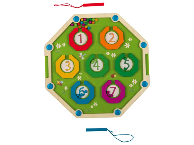 Magnetic Maze (Wooden Toy, Montessori style)