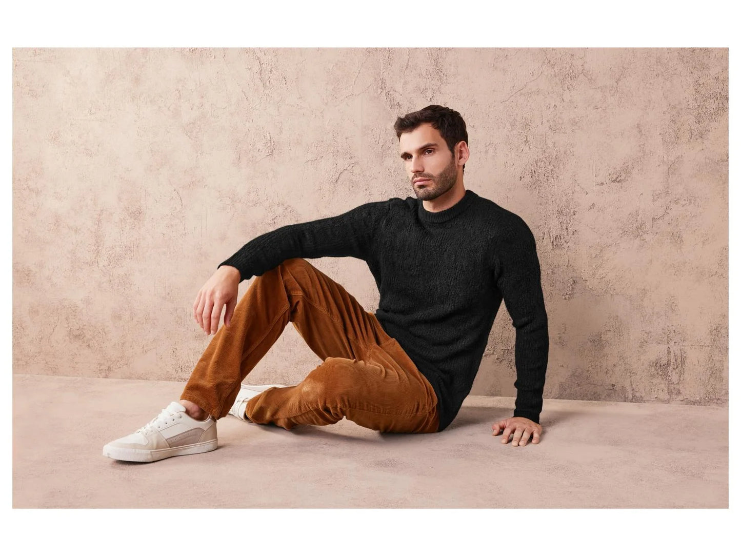 Men's chunky knit sweater LIVERGY®