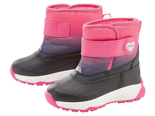 Toddler winter boots, warming