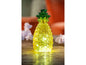 FlowerPower أناناس مزخرف مع إضاءة LED بقطر 11.5 سم × 23 سم أصفر