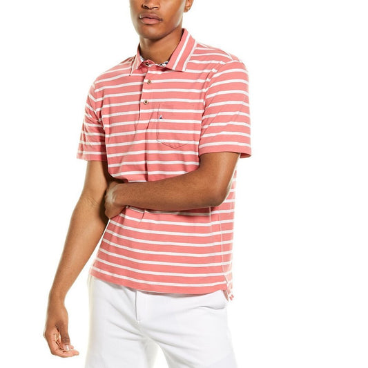 Tailor Vintage Airotec Sailor Stripe Stretch Polo