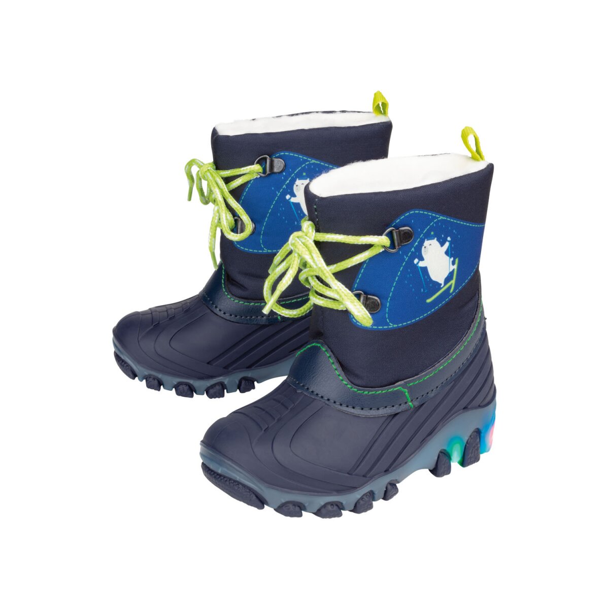 Toddler LED winter boots with flashing effect