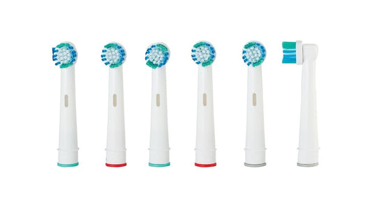 Replacement toothbrush heads NZK 6 A1, 6 pieces