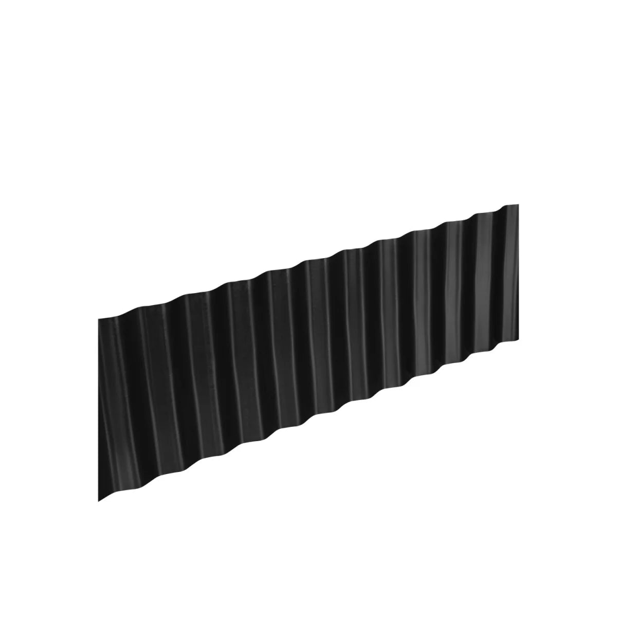 PARKSIDE® حواف للحديقة والمسارات، PVC، 9 م × 15 سم (أسود، مموج)