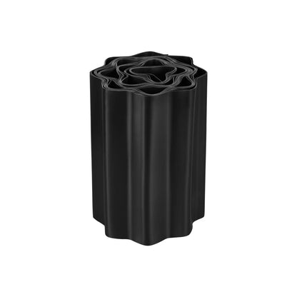 PARKSIDE® حواف للحديقة والمسارات، PVC، 9 م × 15 سم (أسود، مموج)