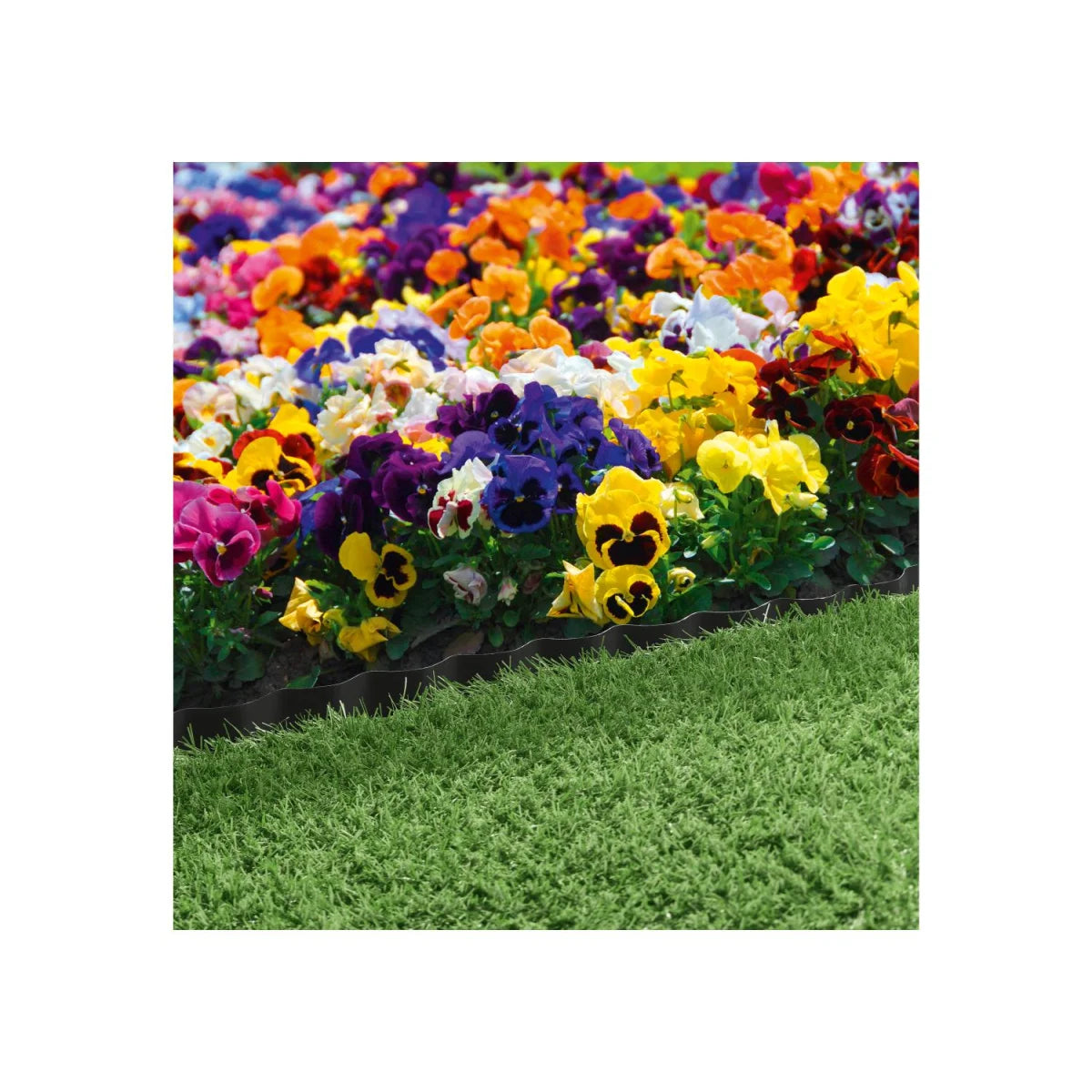 PARKSIDE® Lawn and bed edging, PVC, 9 m x 15 cm (black, corrugated)
