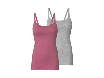 Pack of 2 Esmara Brand Cotton Breastfeeding Tops