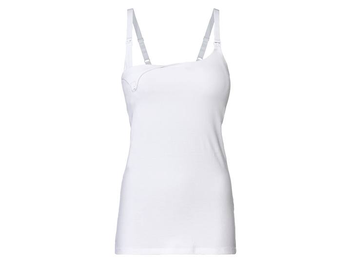 Pack of 2 Esmara Brand Cotton Breastfeeding Tops (White/Black)