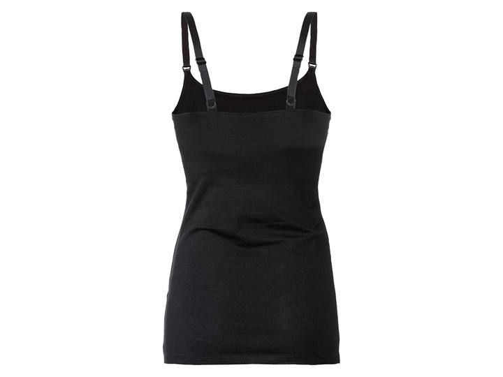 Pack of 2 Esmara Brand Cotton Breastfeeding Tops (White/Black)