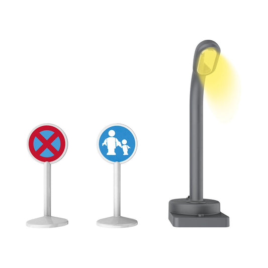 Playtive Street Light + 2 Traffic Signs Toy