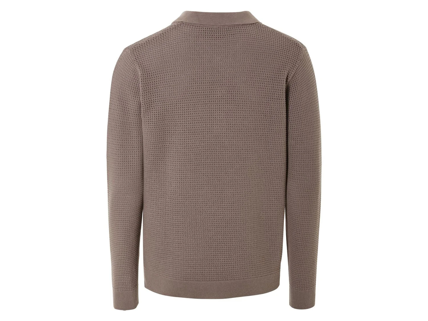 Men's long-sleeved polo shirt