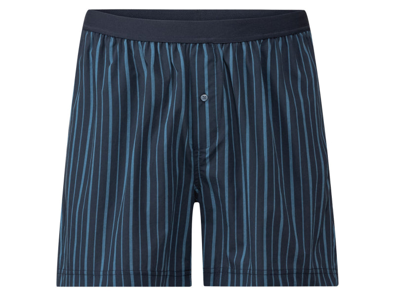 Livergy Men’s Pajama Set (T-Shirt & Shorts) – Navy Blue
