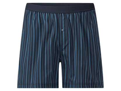 Livergy Men’s Pajama Set (T-Shirt & Shorts) – Navy Blue