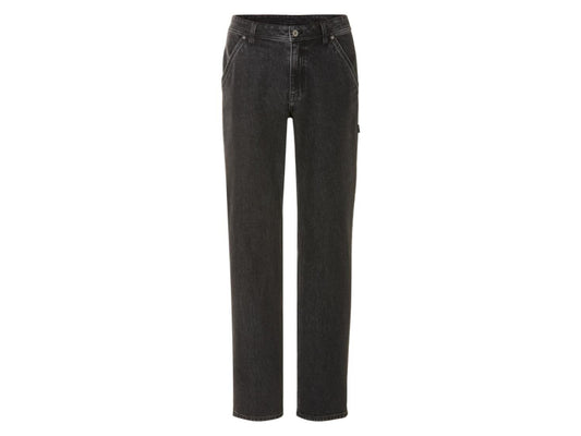 بنطال جينز بقصة مريحة - ليفرجي - أسود