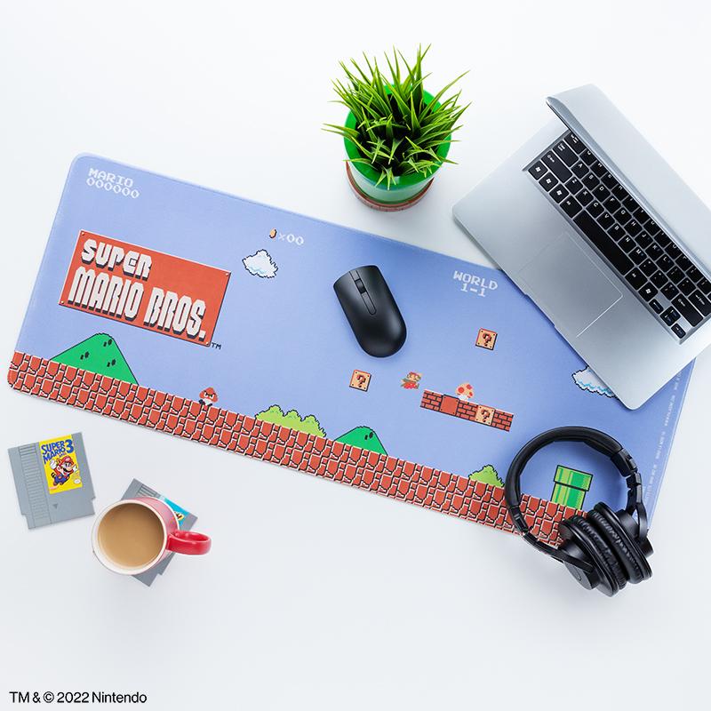 Mouse pad, Super Mario Bros, professional, gaming and desktop, non-slip XL model, waterproof, 80x30 cm